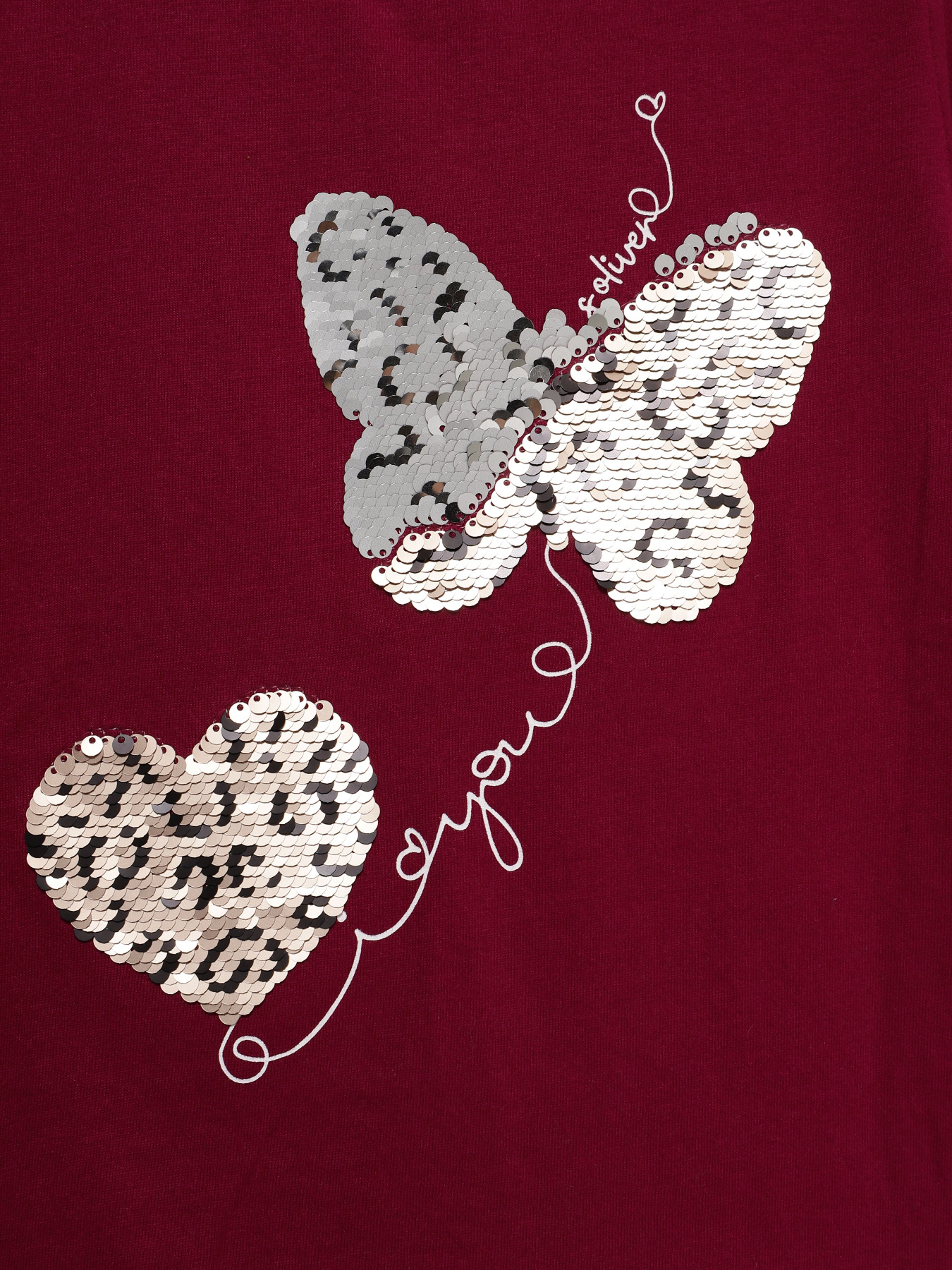 Лонгслів S.Oliver модель 53010312805_т.рожевий комб. Фото