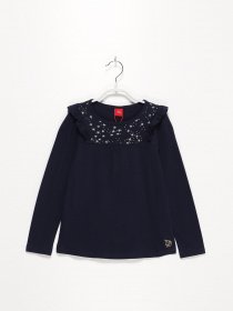 Лонгслів S.Oliver модель 53011312592_т.синій комб. Фото