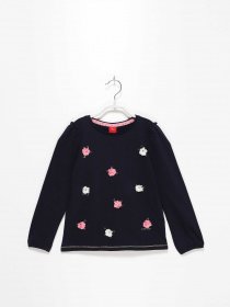 Лонгслив S.Oliver модель 53011312595_т.синій комб. Фото