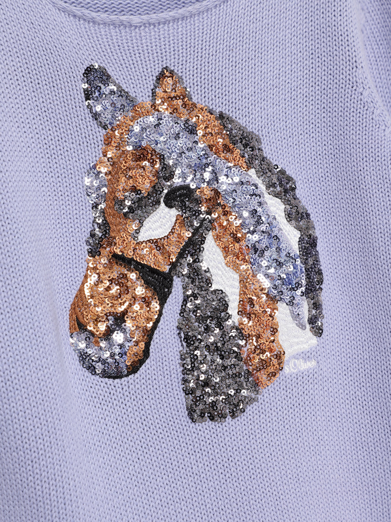 Джемпер S.Oliver модель 53808612003_бузковий комб. Фото