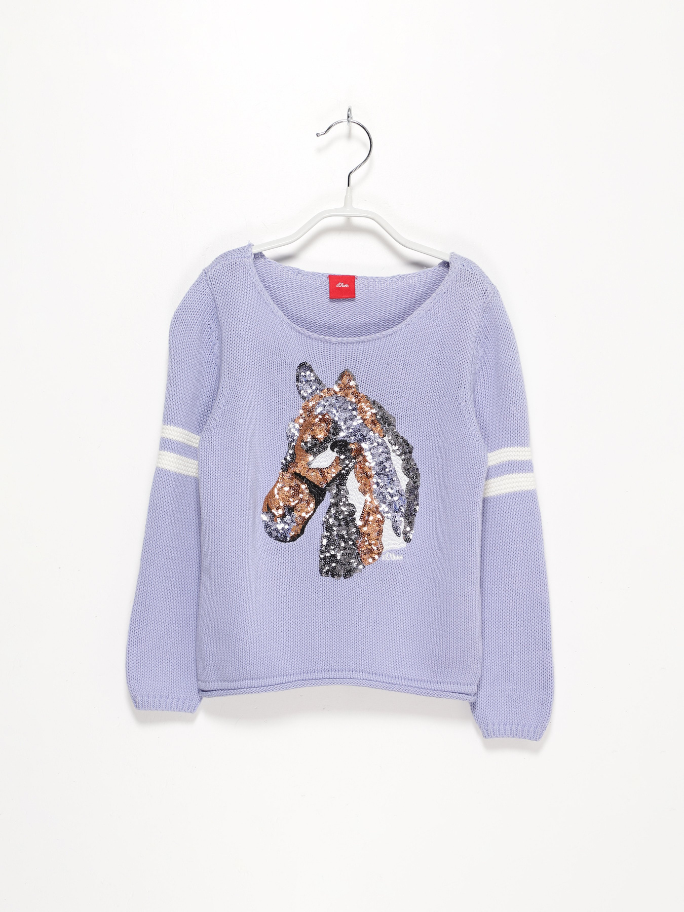 Джемпер S.Oliver модель 53808612003_бузковий комб. Фото