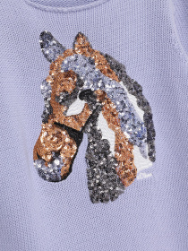 Джемпер S.Oliver модель 53808612003_бузковий комб. Фото