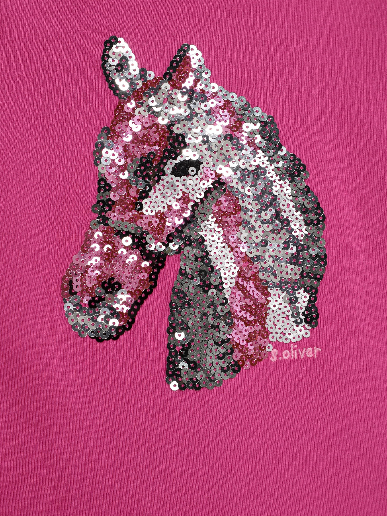 Лонгслив S.Oliver модель 54899312514_т.рожевий комб. Фото