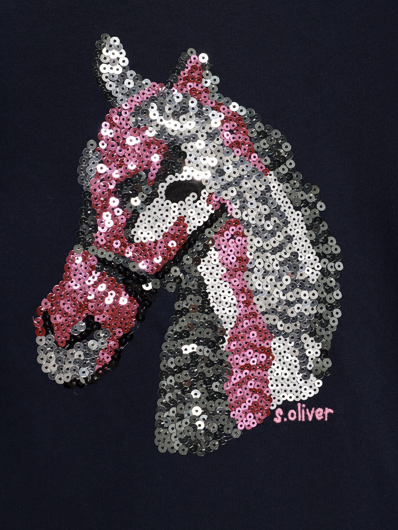 Лонгслів S.Oliver модель 54899312514_т.синій комб. Фото