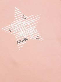 Лонгслив S.Oliver модель 56899310757_персиковий комб. Фото