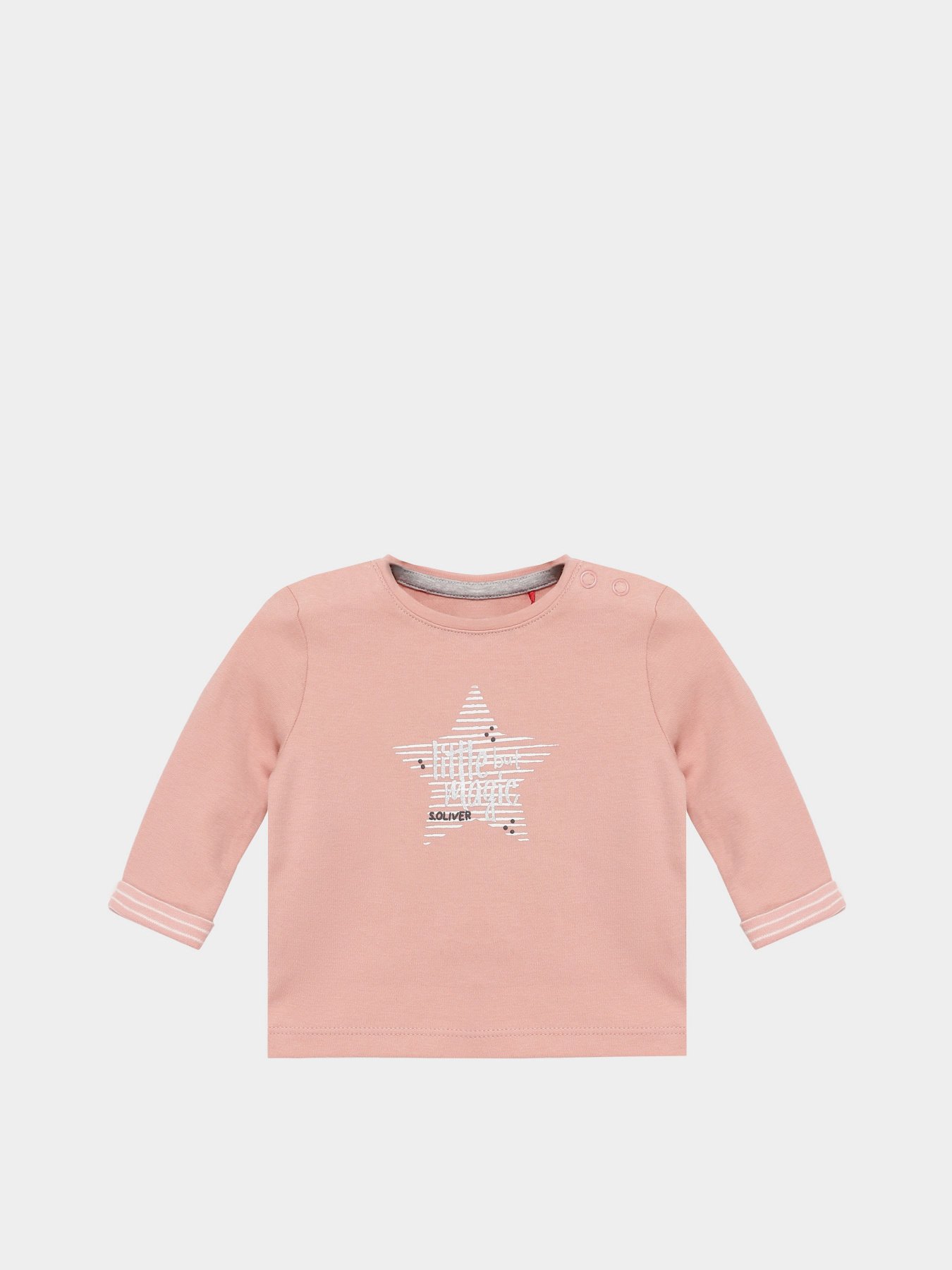 Лонгслив S.Oliver модель 56899310757_персиковий комб. Фото