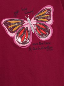 Лонгслив S.Oliver модель 58009312504_т.рожевий комб. Фото