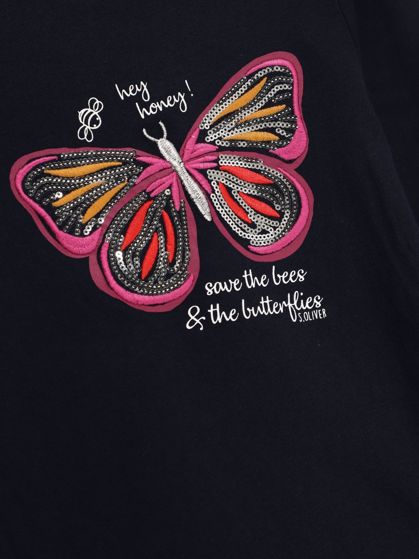 Лонгслів S.Oliver модель 58009312504_т.синій комб. Фото