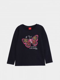 Лонгслів S.Oliver модель 58009312504_т.синій комб. Фото