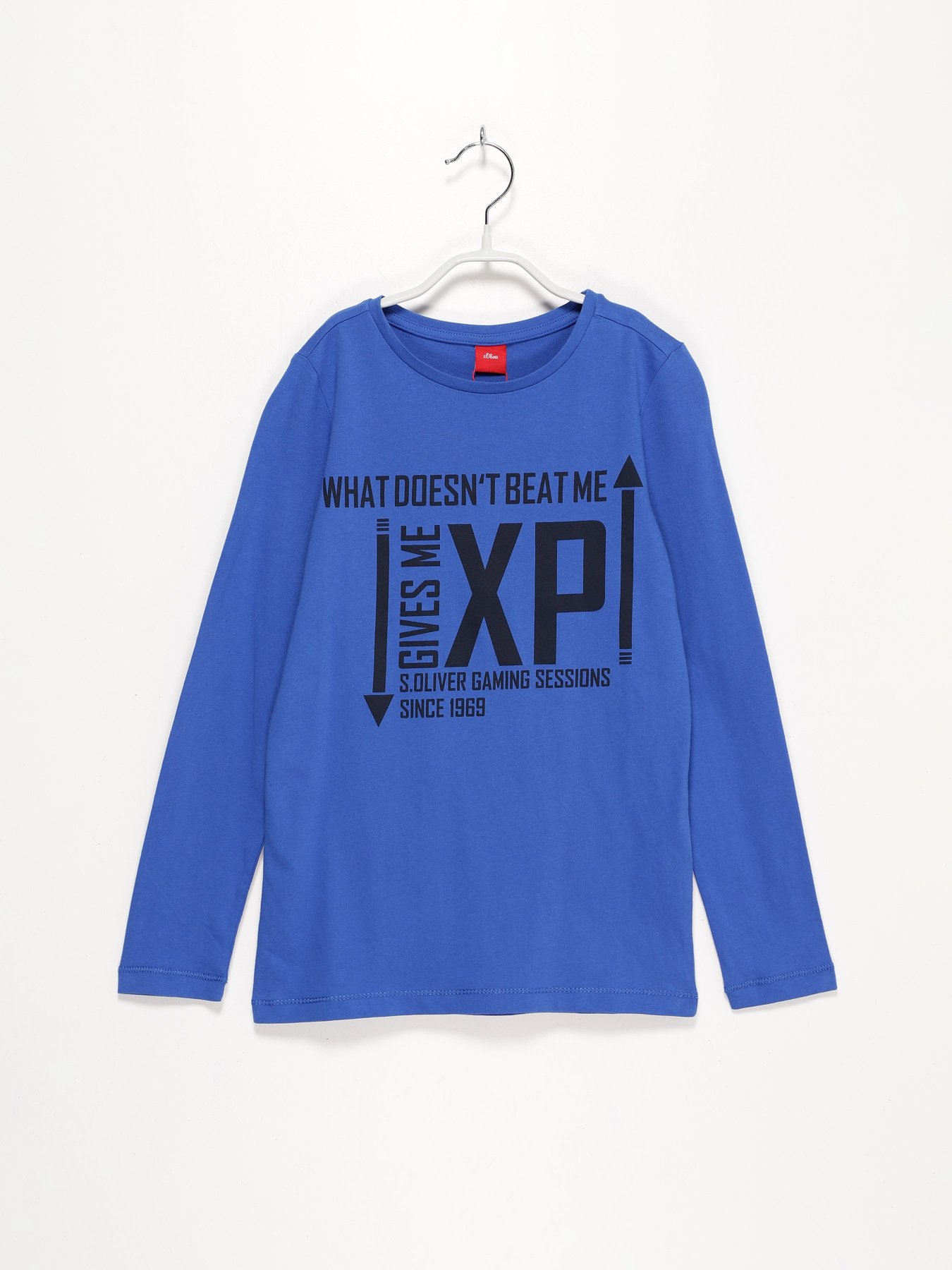 Лонгслив S.Oliver модель 61008312366_синій з чорним Фото