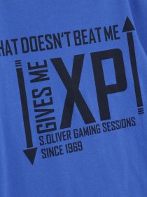 Лонгслив S.Oliver модель 61008312366_синій з чорним Фото