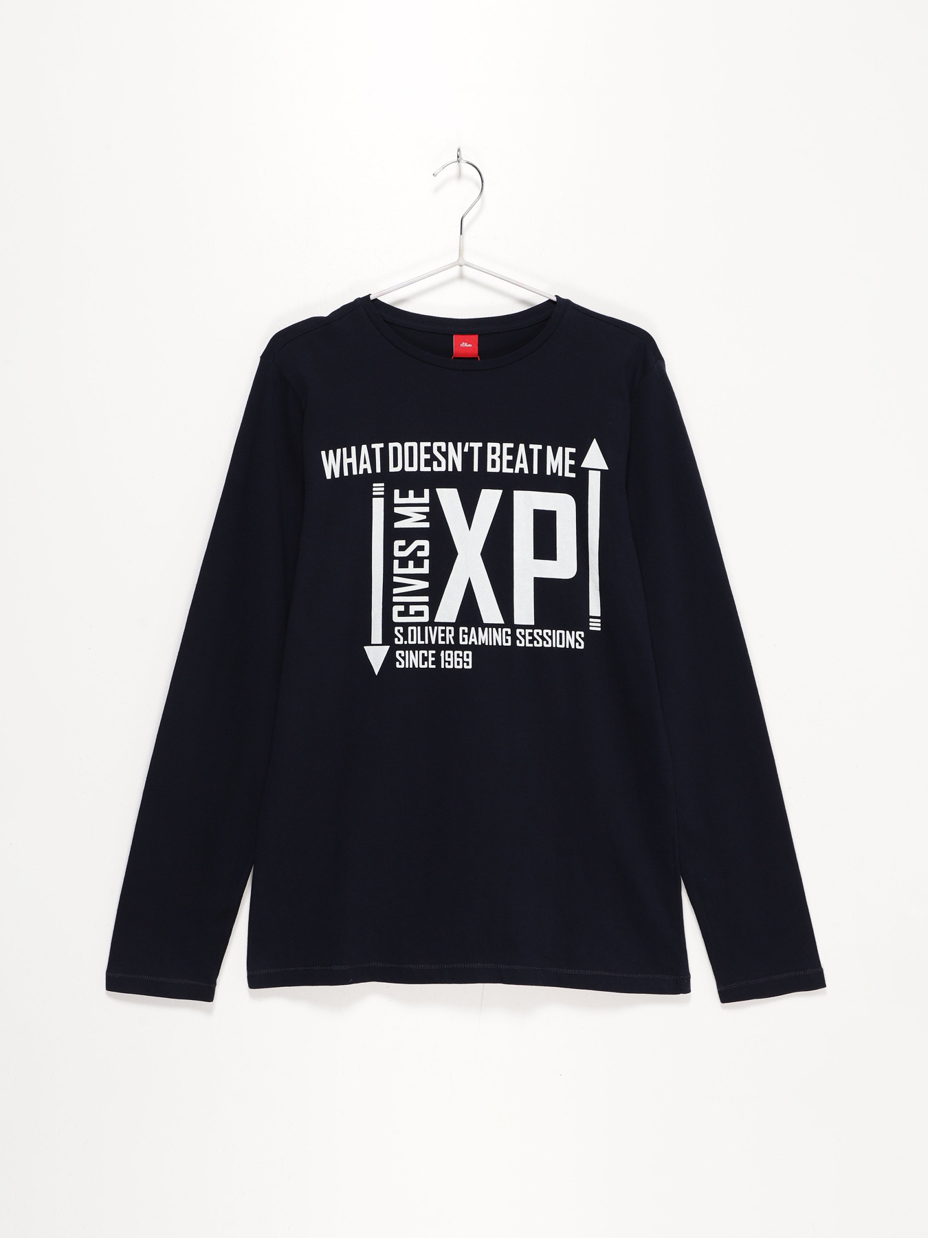 Лонгслив S.Oliver модель 610083123661_т синій з білим Фото