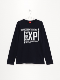 Лонгслив S.Oliver модель 610083123661_т синій з білим Фото