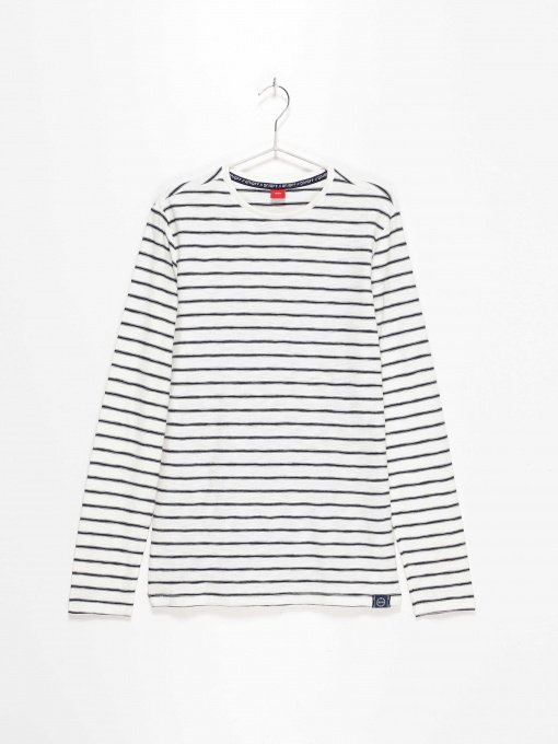 Лонгслів S.Oliver модель 610083123711_білий з т синім Фото