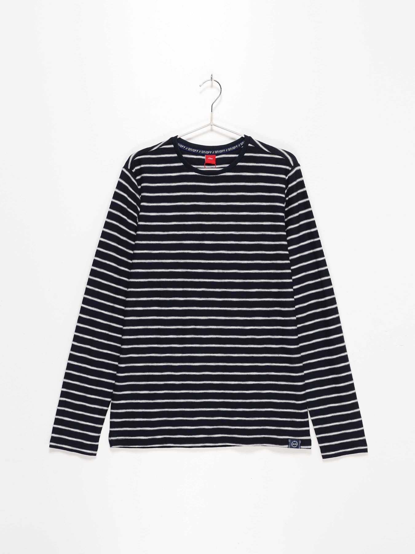 Лонгслив S.Oliver модель 610083123711_т синій з білим Фото