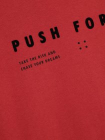 Лонгслів S.Oliver модель 61009312535_червоний комб. Фото