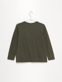 Лонгслив S.Oliver модель 61010312697_хакі комб. Фото