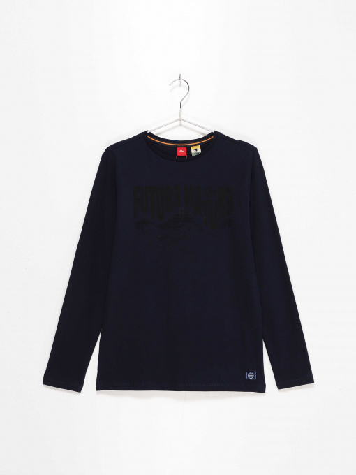 Лонгслів S.Oliver модель 610103126971_т синій комб Фото