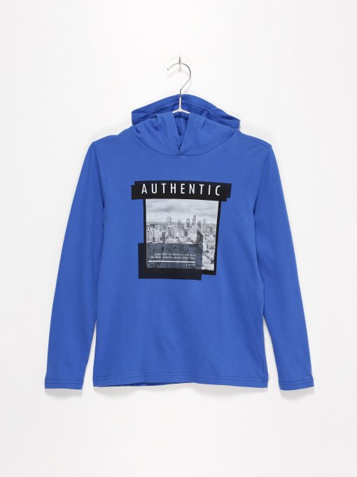 Худи S.Oliver модель 62008312379_синій комб. Фото