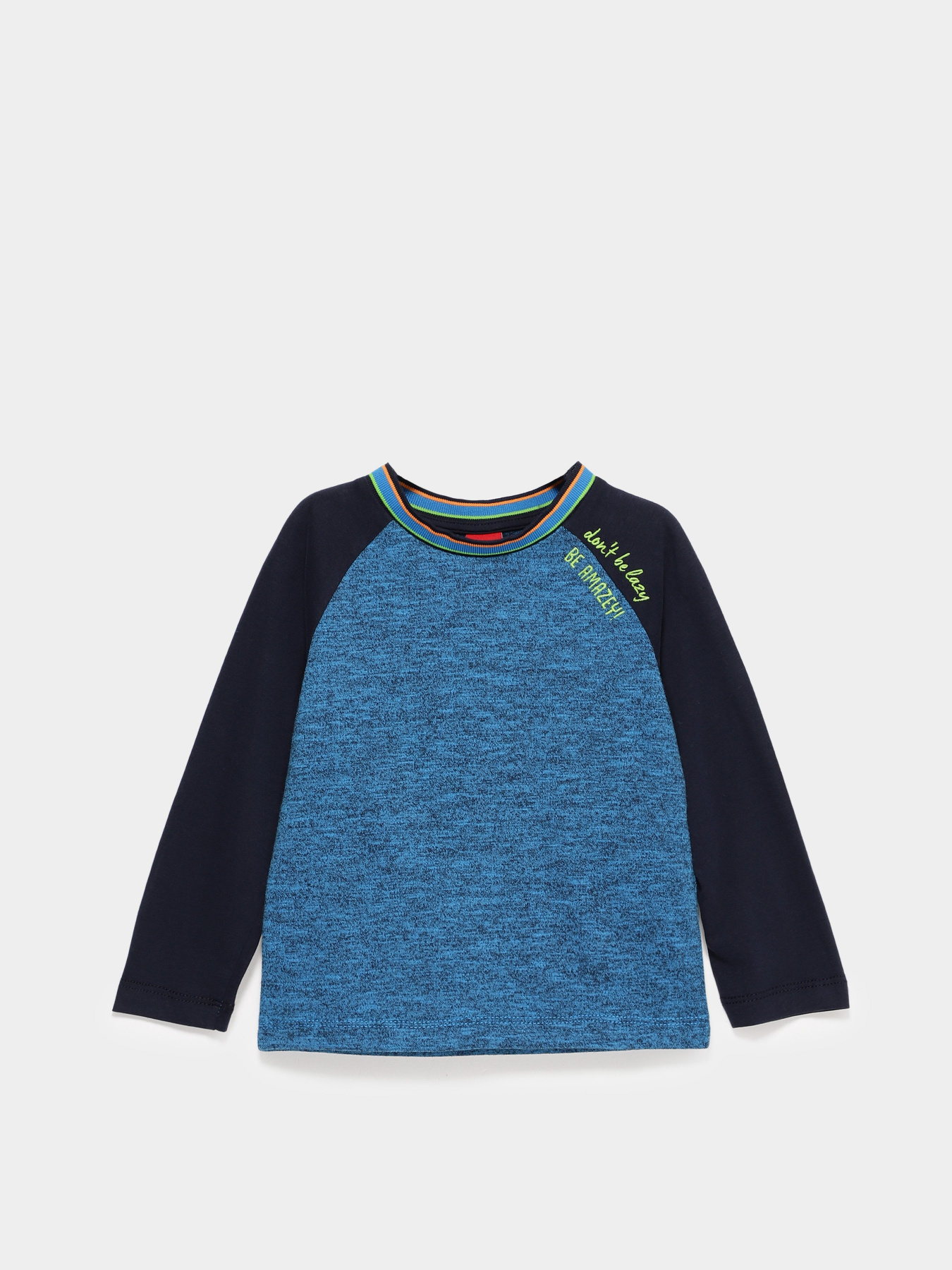 Лонгслив S.Oliver модель 63008312047_синій комб. Фото