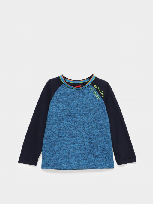 Лонгслів S.Oliver модель 63008312047_синій комб. Фото