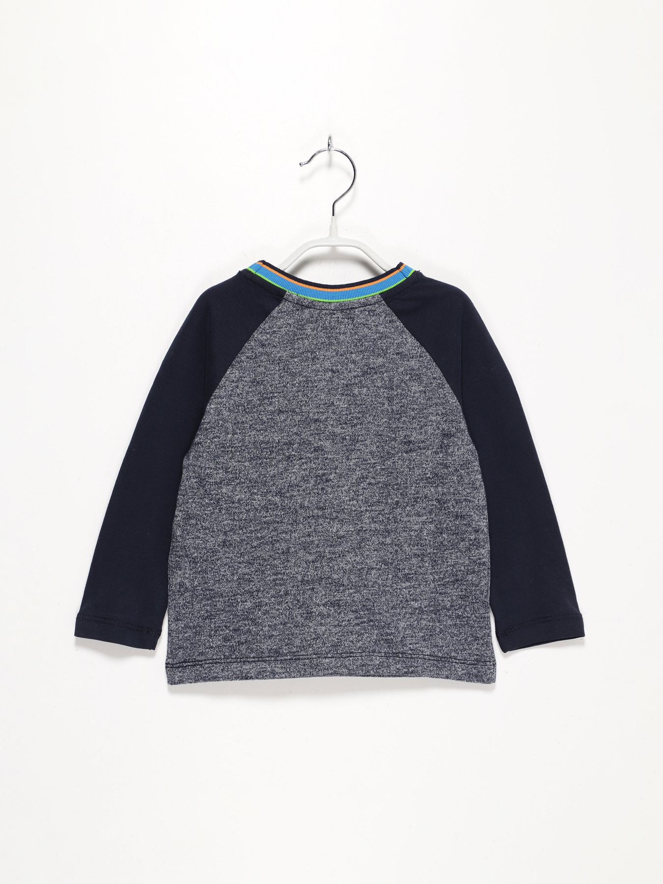 Лонгслив S.Oliver модель 63008312047_т.синій комб. Лонгслив S.Oliver модель 63008312047_т.синій комб. Фото