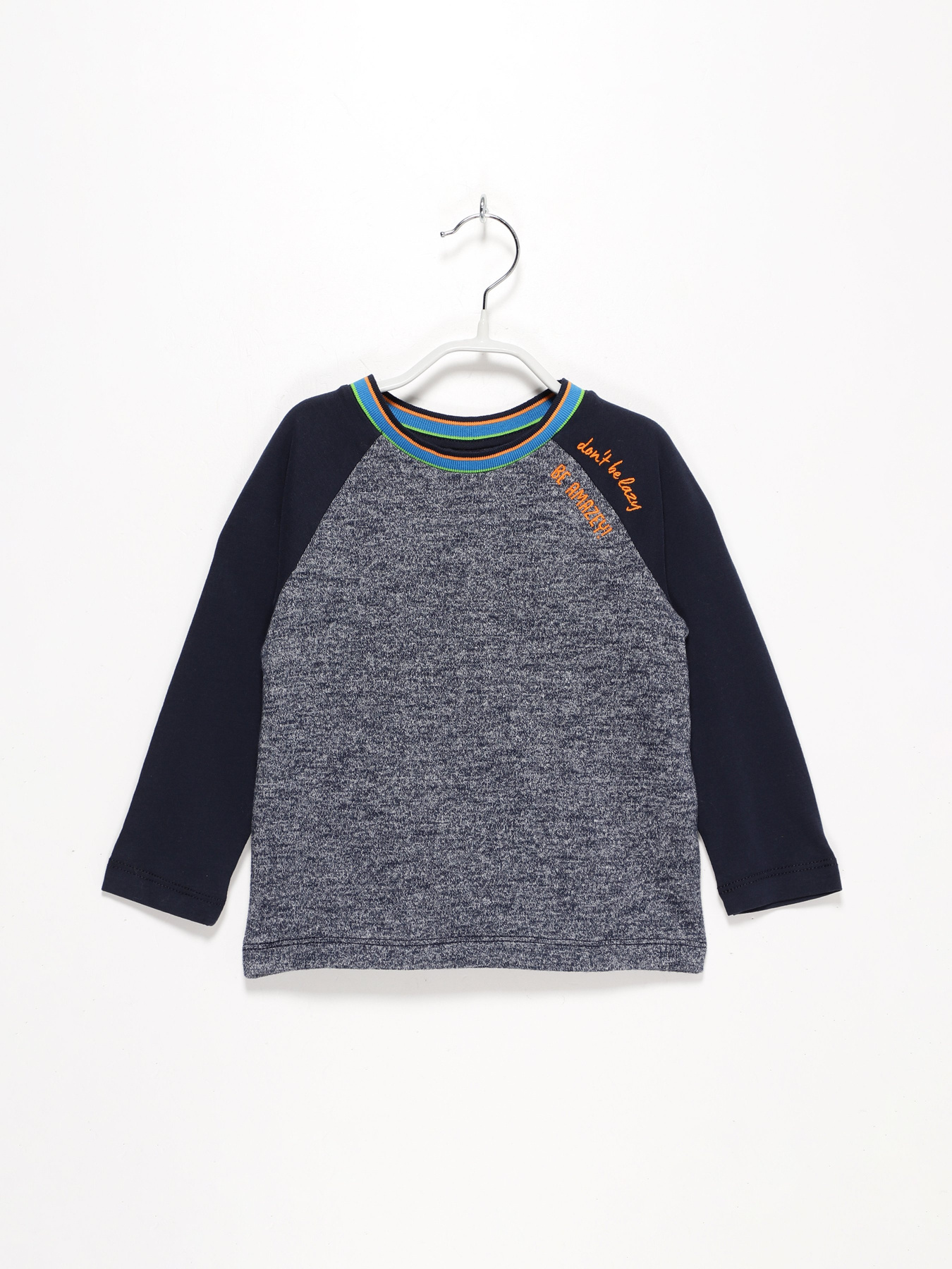 Лонгслив S.Oliver модель 63008312047_т.синій комб. Лонгслив S.Oliver модель 63008312047_т.синій комб. Фото