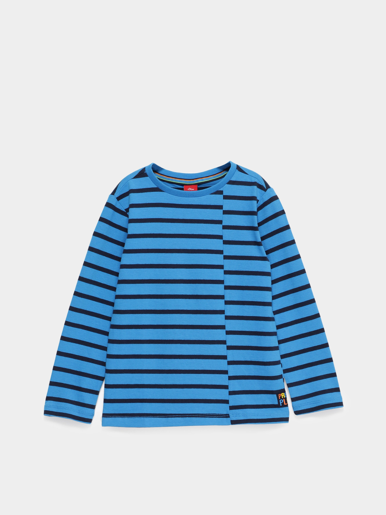 Лонгслів S.Oliver модель 63008312149_синій комб. Фото