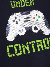 Лонгслив S.Oliver модель 63008318855_т.синій комб. Фото