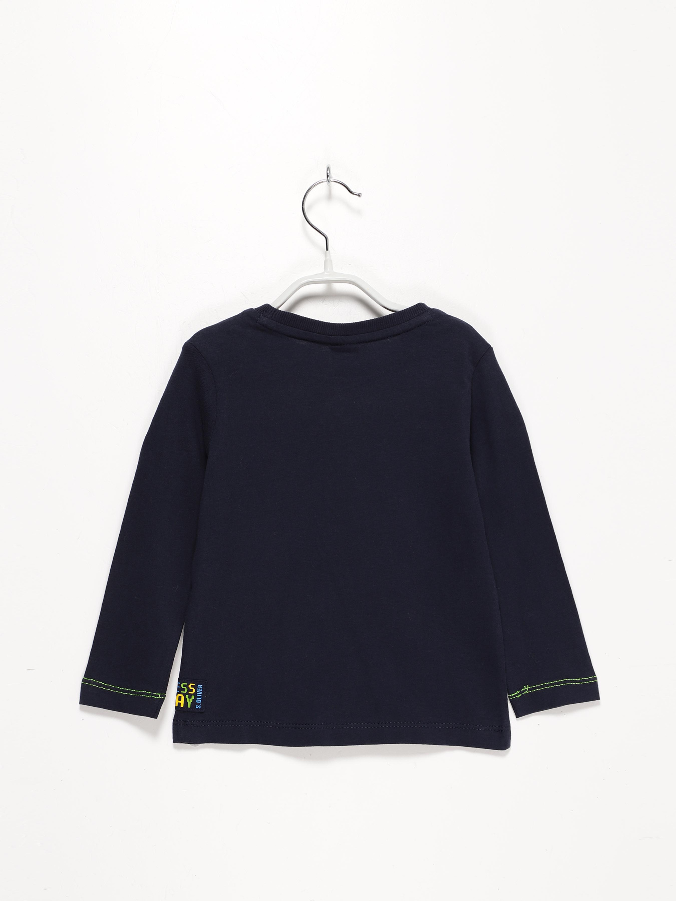 Лонгслів S.Oliver модель 63008318855_т.синій комб. Фото