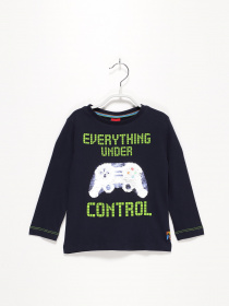 Лонгслів S.Oliver модель 63008318855_т.синій комб. Фото