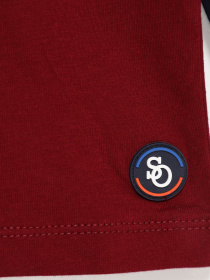 Лонгслів S.Oliver модель 63009312449_бордовий комб. Фото