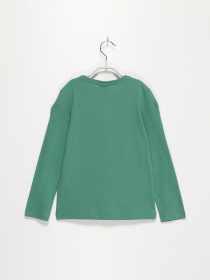 Лонгслів S.Oliver модель 63009312706_зелений комб. Фото