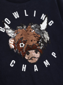 Лонгслив S.Oliver модель 63010312704_т.синій комб. Фото