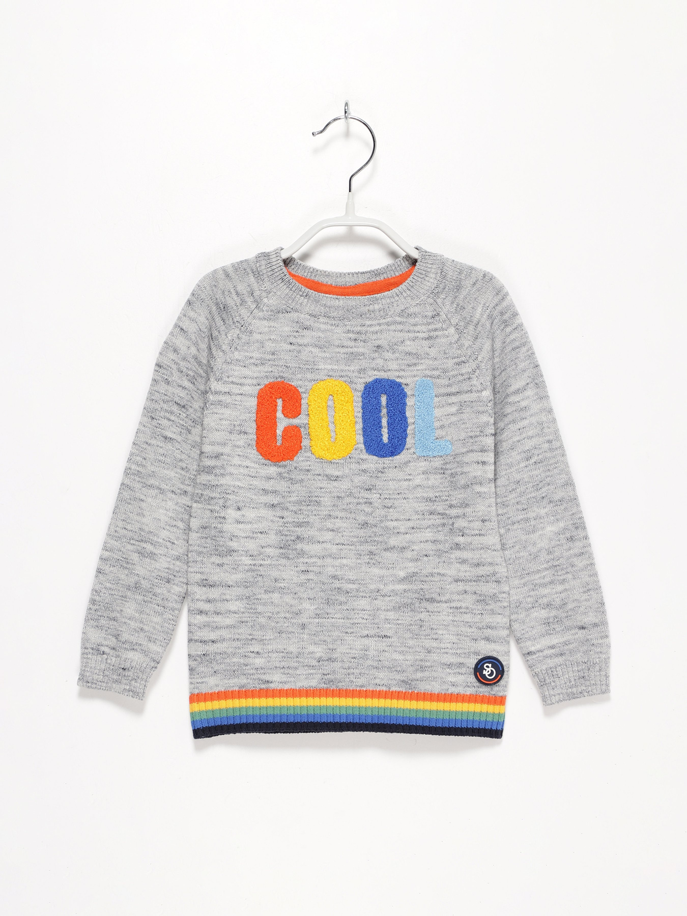 Джемпер S.Oliver модель 63010612361_сірий комб. Фото