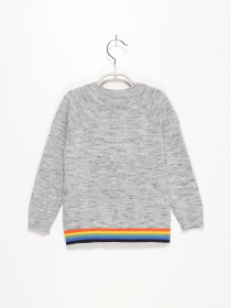 Джемпер S.Oliver модель 63010612361_сірий комб. Фото