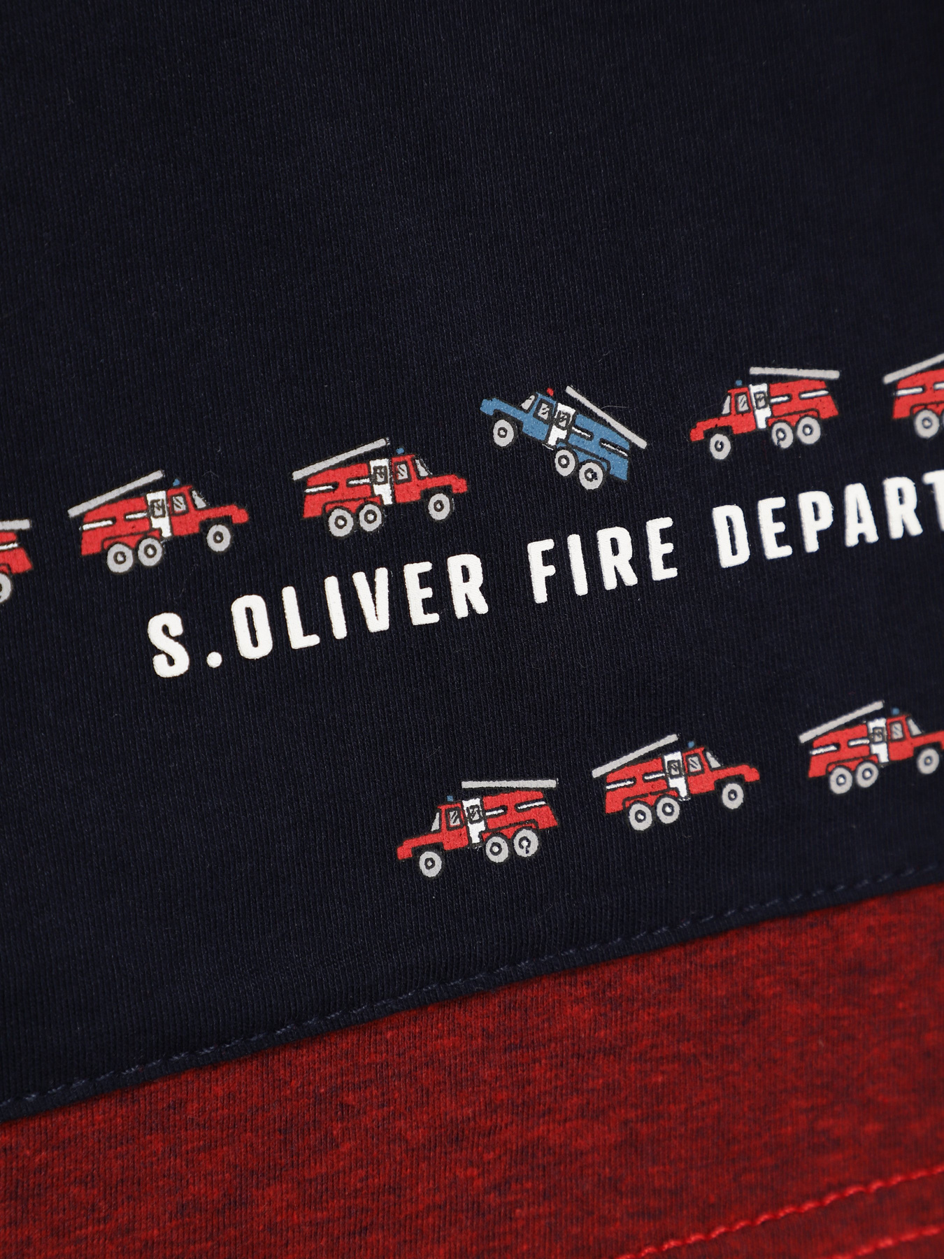 Лонгслив S.Oliver модель 63011312665_бордовий комб. Лонгслив S.Oliver модель 63011312665_бордовий комб. Фото