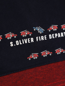 Лонгслив S.Oliver модель 63011312665_бордовий комб. Лонгслив S.Oliver модель 63011312665_бордовий комб. Фото