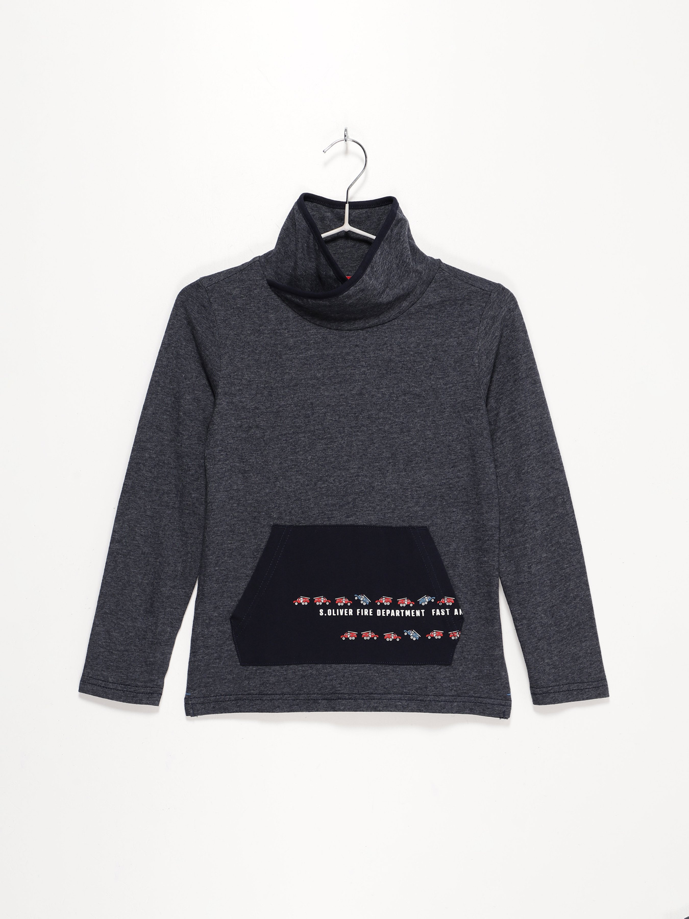 Лонгслив S.Oliver модель 63011312665_т.синій комб. Фото