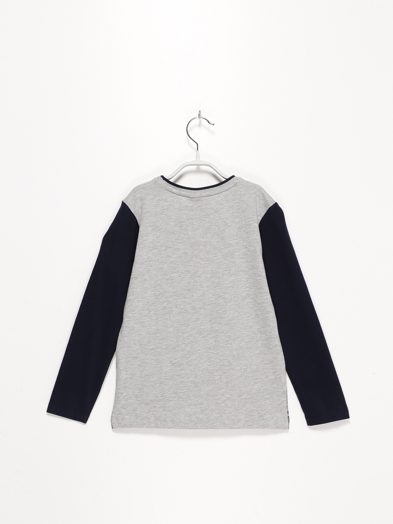 Лонгслів S.Oliver модель 63011312670_сірий комб. Фото