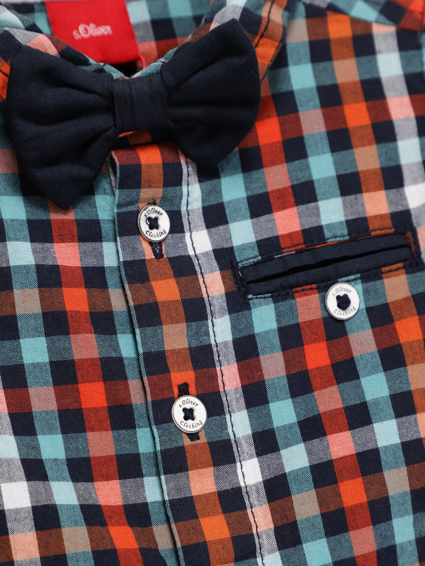 Рубашка S.Oliver модель 65008214248_комб. Фото