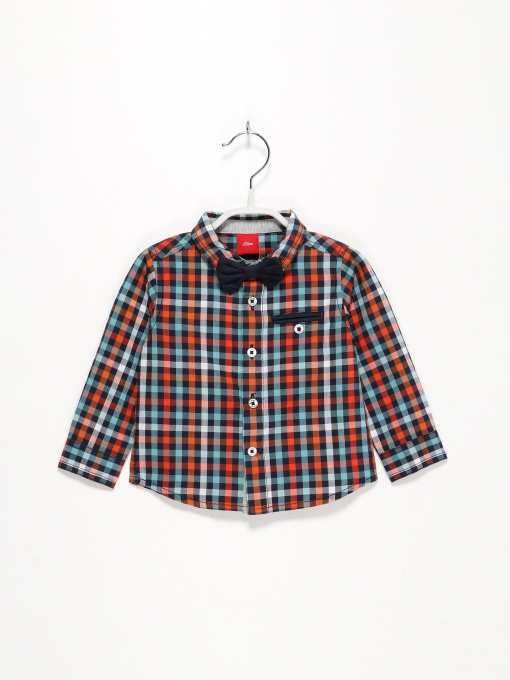 Рубашка повседневная S.Oliver модель 65008214248_комб. Фото