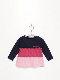 Лонгслив S.Oliver модель 65008312413_рожевий комб. Фото