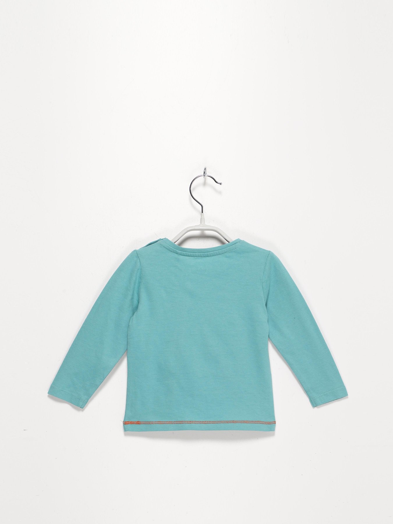 Лонгслив S.Oliver модель 65008312417_бірюзовий комб. Фото