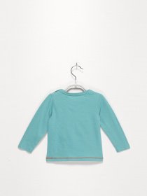 Лонгслив S.Oliver модель 65008312417_бірюзовий комб. Фото