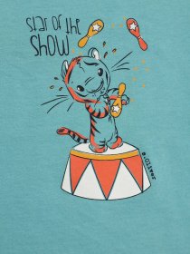 Лонгслів S.Oliver модель 65008312417_бірюзовий комб. Фото