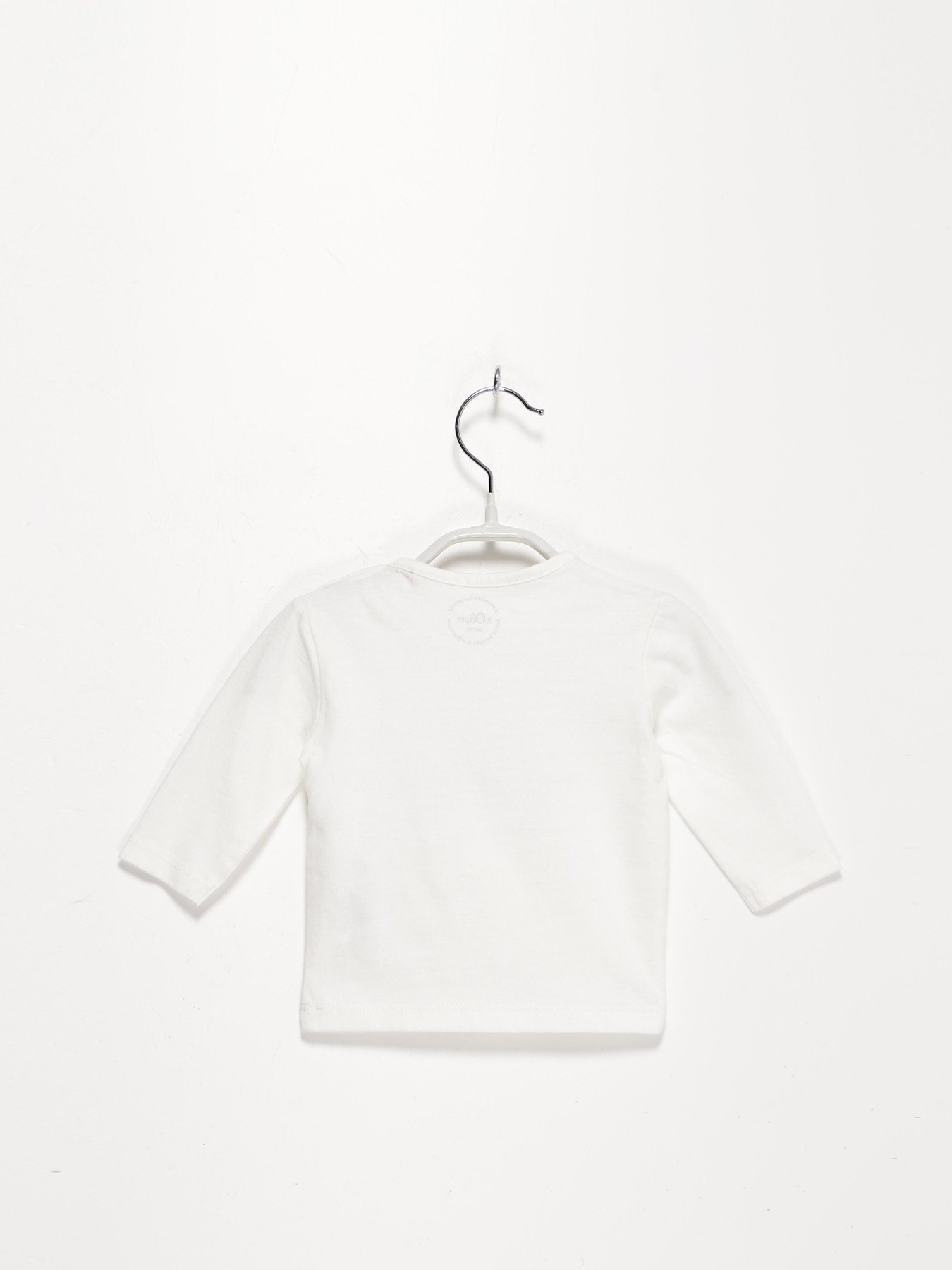 Лонгслів S.Oliver модель 65008312419_білий комб. Фото