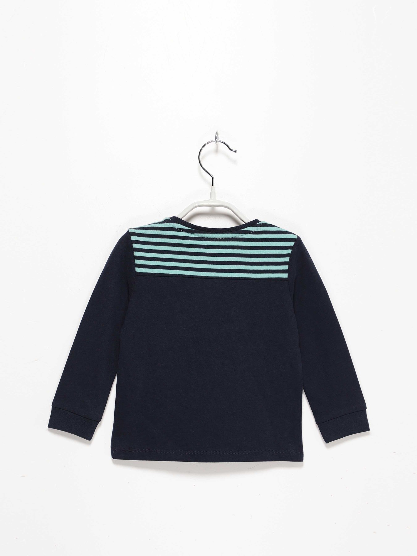 Лонгслив S.Oliver модель 65008312422_т.синій комб. Фото