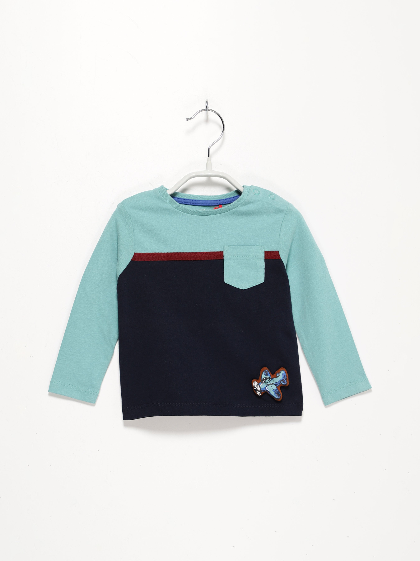 Лонгслів S.Oliver модель 65009312430_комб. Фото