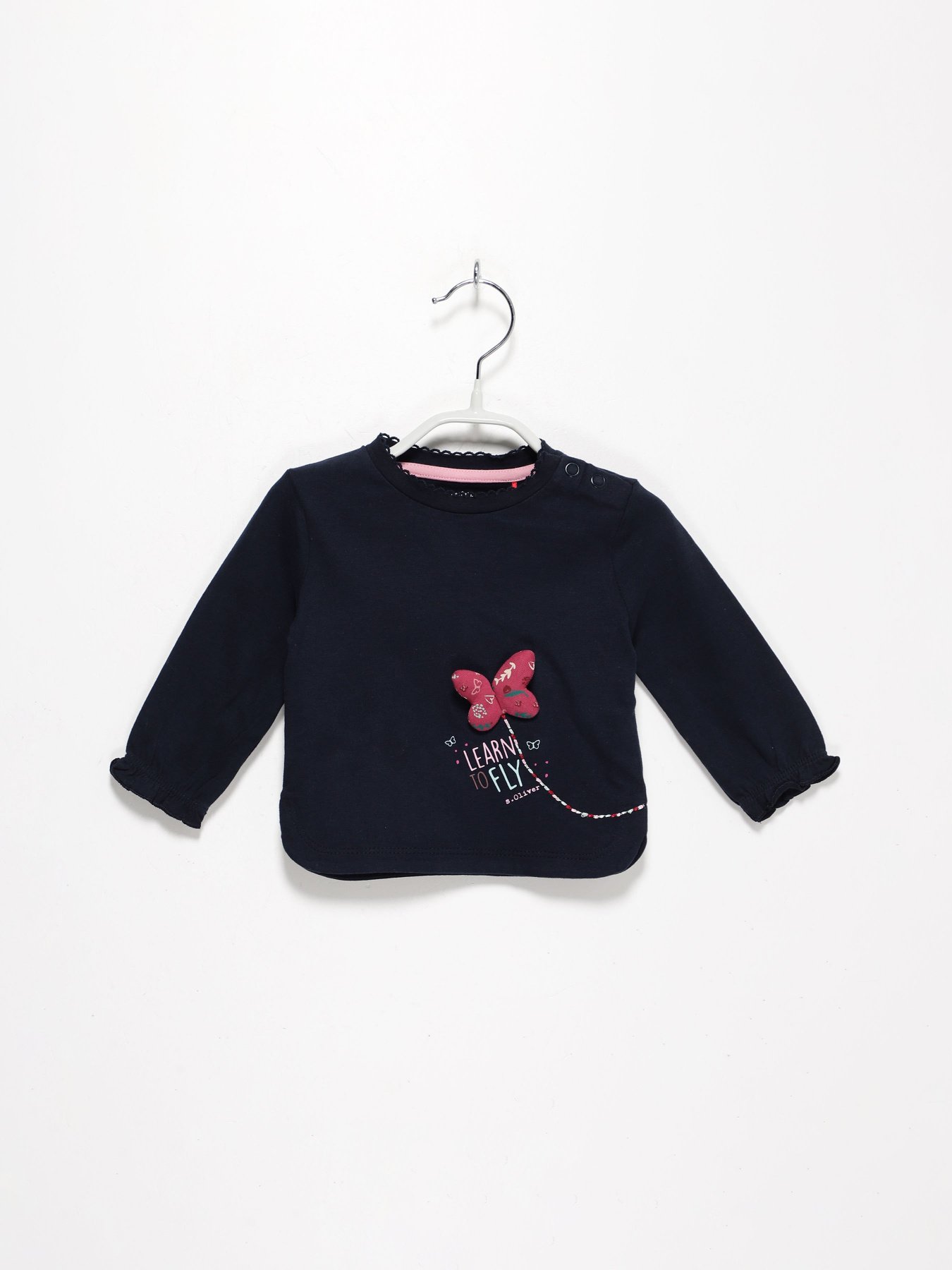 Лонгслів S.Oliver модель 65009312445_т.синій комб. Лонгслів S.Oliver модель 65009312445_т.синій комб. Фото